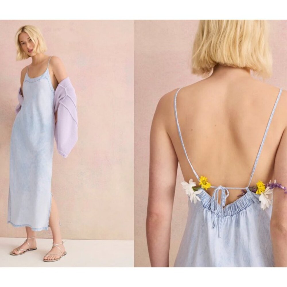 Splendid Breeze Indigo Dress, Sz L